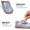 imageGINFIVE Toddler Girls Dress Shoes Little Kids Flats School Mary Janes ShoesGg02blue