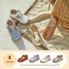 imageGINFIVE Toddler Girls Dress Shoes Little Kids Flats School Mary Janes ShoesGg02white