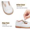 imageGINFIVE Toddler Girls Dress Shoes Little Kids Flats School Mary Janes ShoesGg03white