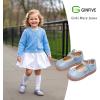 imageGINFIVE Toddler Girls Dress Shoes Little Kids Flats School Mary Janes ShoesGg05blue