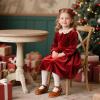 imageGINFIVE Toddler Girls Dress Shoes Little Kids Flats School Mary Janes ShoesGg05brown