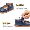 imageGINFIVE Toddler Girls Dress Shoes Little Kids Flats School Mary Janes ShoesGg05navy Blue