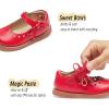 imageGINFIVE Toddler Girls Dress Shoes Little Kids Flats School Mary Janes ShoesGg05red