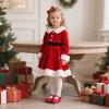 imageGINFIVE Toddler Girls Dress Shoes Little Kids Flats School Mary Janes ShoesGg05red