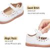 imageGINFIVE Toddler Girls Dress Shoes Little Kids Flats School Mary Janes ShoesGg05white