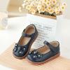 imageGINFIVE Toddler Girls Dress Shoes Little Kids Flats School Mary Janes ShoesGg07navy Blue