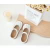 imageGINFIVE Toddler Girls Dress Shoes Little Kids Flats School Mary Janes ShoesGg07white