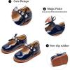 imageGINFIVE Toddler Girls Dress Shoes Little Kids Flats School Mary Janes ShoesGg09navy Blue