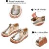 imageGINFIVE Toddler Girls Dress Shoes Little Kids Flats School Mary Janes ShoesGn51gold