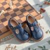 imageGINFIVE Toddler Girls Dress Shoes Little Kids Flats School Mary Janes ShoesGn51navy Blue