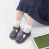 imageGINFIVE Toddler Girls Dress Shoes Little Kids Flats School Mary Janes ShoesGn51navy Blue