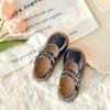 imageGINFIVE Toddler Girls Dress Shoes Little Kids Flats School Mary Janes ShoesGn53navy Blue