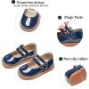 imageGINFIVE Toddler Girls Dress Shoes Little Kids Flats School Mary Janes ShoesGn53navy Blue