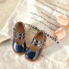 imageGINFIVE Toddler Girls Dress Shoes Little Kids Flats School Mary Janes ShoesGn53navy Blue