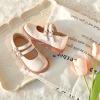 imageGINFIVE Toddler Girls Dress Shoes Little Kids Flats School Mary Janes ShoesGn53nude