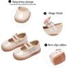 imageGINFIVE Toddler Girls Dress Shoes Little Kids Flats School Mary Janes ShoesGn53nude