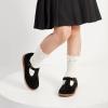 imageGINFIVE Toddler Girls Dress Shoes Little Kids Flats School Mary Janes ShoesGx83 Black