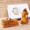 imageGINFIVE Toddler Girls Dress Shoes Little Kids Flats School Mary Janes ShoesGx83 Brown