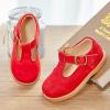 imageGINFIVE Toddler Girls Dress Shoes Little Kids Flats School Mary Janes ShoesGx83 Red