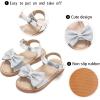 imageGINFIVE Toddler Girls Sandals Girls Toddler Sandals Little Girls Kids ShoesGfs02silver