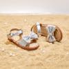 imageGINFIVE Toddler Girls Sandals Girls Toddler Sandals Little Girls Kids ShoesGfs02silver