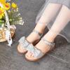 imageGINFIVE Toddler Girls Sandals Girls Toddler Sandals Little Girls Kids ShoesGfs02silver