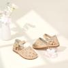 imageGINFIVE Toddler Girls Sandals Girls Toddler Sandals Little Girls Kids ShoesGg21apricot