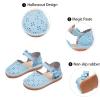 imageGINFIVE Toddler Girls Sandals Girls Toddler Sandals Little Girls Kids ShoesGg21blue