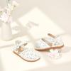 imageGINFIVE Toddler Girls Sandals Girls Toddler Sandals Little Girls Kids ShoesGg21white