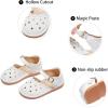 imageGINFIVE Toddler Girls Sandals Girls Toddler Sandals Little Girls Kids ShoesGg22white