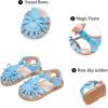 imageGINFIVE Toddler Girls Sandals Girls Toddler Sandals Little Girls Kids ShoesGg24blue