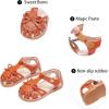 imageGINFIVE Toddler Girls Sandals Girls Toddler Sandals Little Girls Kids ShoesGg24brown
