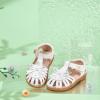 imageGINFIVE Toddler Girls Sandals Girls Toddler Sandals Little Girls Kids ShoesGg24white