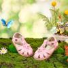 imageGINFIVE Toddler Girls Sandals Girls Toddler Sandals Little Girls Kids ShoesGg26pink