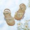 imageGINFIVE Toddler Girls Sandals Girls Toddler Sandals Little Girls Kids ShoesGg31gold