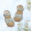 imageGINFIVE Toddler Girls Sandals Girls Toddler Sandals Little Girls Kids ShoesGg31white
