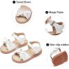 imageGINFIVE Toddler Girls Sandals Girls Toddler Sandals Little Girls Kids ShoesGg31white
