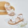 imageGINFIVE Toddler Girls Sandals Girls Toddler Sandals Little Girls Kids ShoesGg32white