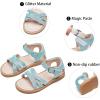 imageGINFIVE Toddler Girls Sandals Girls Toddler Sandals Little Girls Kids ShoesGg33blue