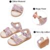 imageGINFIVE Toddler Girls Sandals Girls Toddler Sandals Little Girls Kids ShoesGg33purple