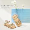 imageGINFIVE Toddler Girls Sandals Girls Toddler Sandals Little Girls Kids ShoesGg37gold