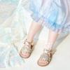 imageGINFIVE Toddler Girls Sandals Girls Toddler Sandals Little Girls Kids ShoesGg38gold
