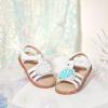 imageGINFIVE Toddler Girls Sandals Girls Toddler Sandals Little Girls Kids ShoesGg38white