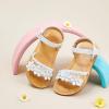 imageGINFIVE Toddler Girls Sandals Girls Toddler Sandals Little Girls Kids ShoesGg39white