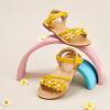 imageGINFIVE Toddler Girls Sandals Girls Toddler Sandals Little Girls Kids ShoesGg39yellow