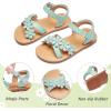 imageGINFIVE Toddler Girls Sandals Girls Toddler Sandals Little Girls Kids ShoesGg40green
