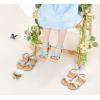 imageGINFIVE Toddler Girls Sandals Girls Toddler Sandals Little Girls Kids ShoesGg40silver