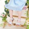 imageGINFIVE Toddler Girls Sandals Girls Toddler Sandals Little Girls Kids ShoesGg40white