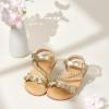 imageGINFIVE Toddler Girls Sandals Girls Toddler Sandals Little Girls Kids ShoesGg51gold