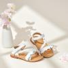 imageGINFIVE Toddler Girls Sandals Girls Toddler Sandals Little Girls Kids ShoesGg51white